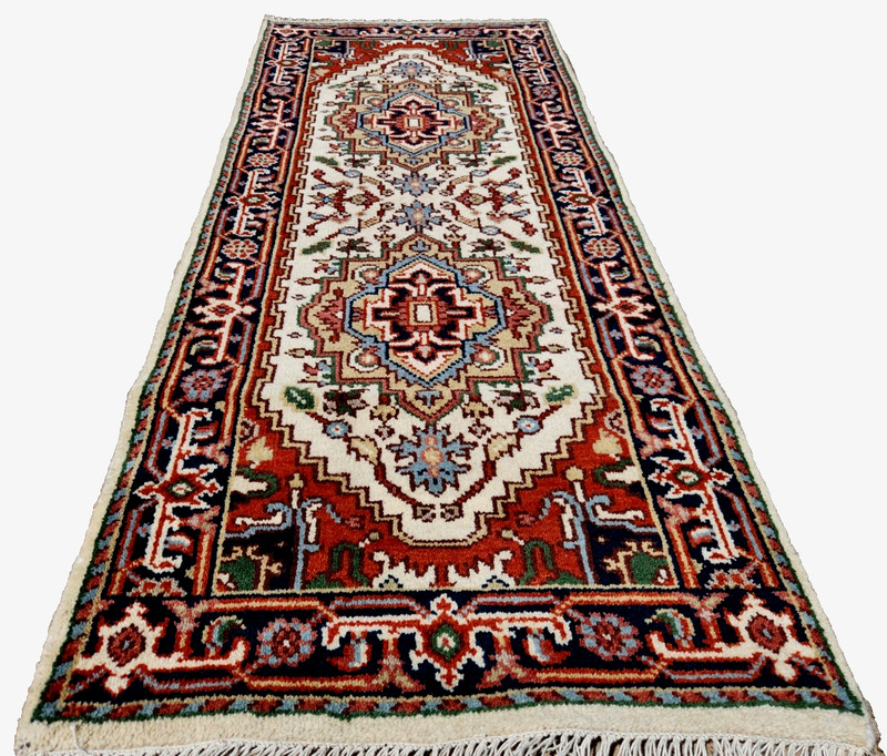 6'x2'6" ANTIQUITY NEW HAND KNOTTED CAUCASIAN KAZAK SERAPE TRIBAL WOOL RUG RUNNER gallery