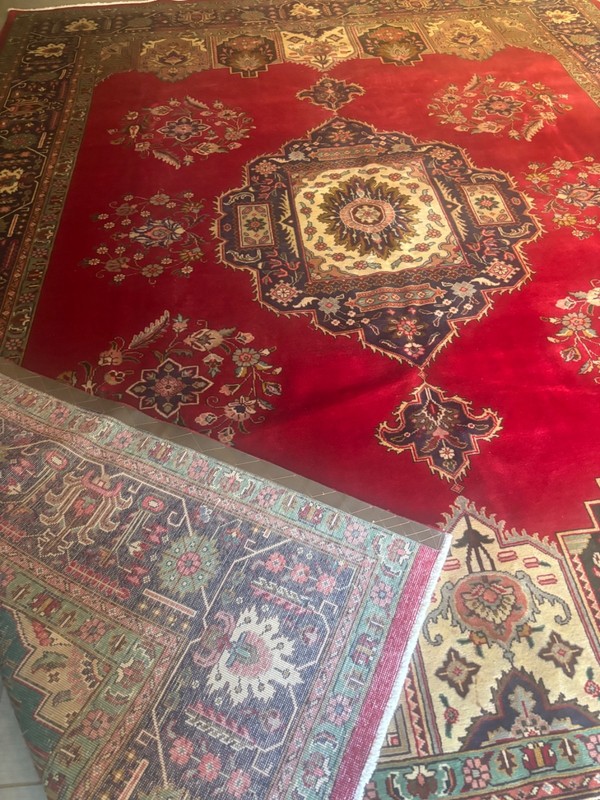 SIMI ANTIQUE. HAND MADE. 13x10 EXCELLENT CONDITION. FULL PILE.WITH SINGNR gallery