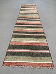 Old Turkish narrow Kilim Runner 218×47 cm shabby chic, vintage kelim
