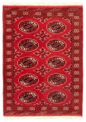 Vintage Traditional Hand-Knotted Area Rug 3’4″ x 4’8″ Oriental Wool Carpet