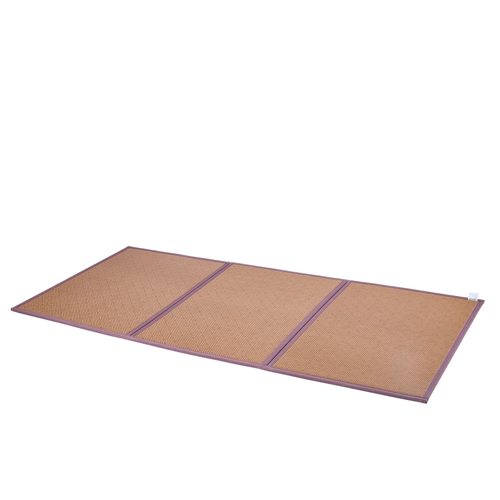 Foldable Handwoven Natural Rattan Tatami Mat, Non - Slip, Breathable Sleeping gallery