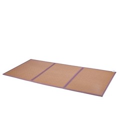 Foldable Handwoven Natural Rattan Tatami Mat, Non – Slip, Breathable Sleeping