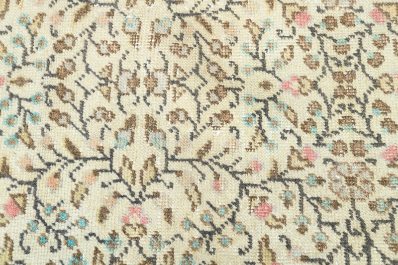Turkish Rug Runner Hand-Knotted Carpet Vintage Runner Oushak Rug 2x10 ft,1205 gallery