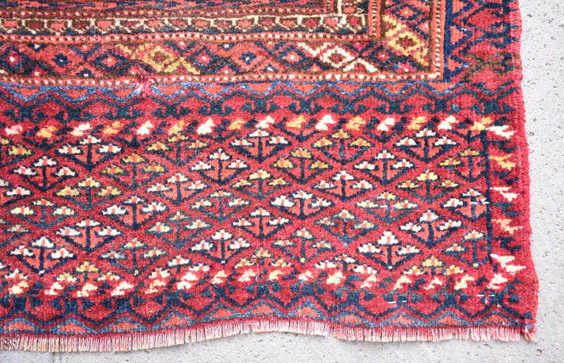 Fabulous Antique Tribal Tekke Bag Face Rug 19'' x 16'' Collector Item Wall Rug gallery