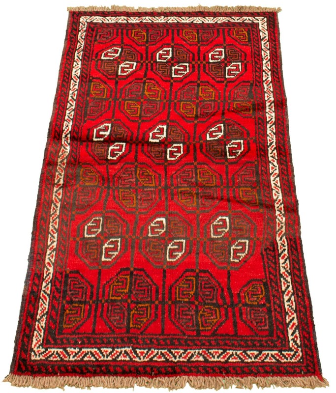 Vintage 3'4" x 5'7" Traditional Hand Knotted Vegetable Dye Wool Area Rug gallery