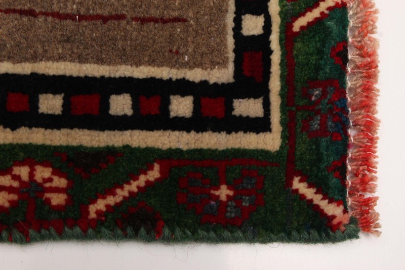 Vintage 3'5" x 6'8" Traditional Hand Knotted Vegetable Dye Wool Area Rug gallery