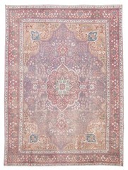 Vintage Traditional Hand-Knotted Area Rug 9’6″ x 12’8″ Oriental Wool Carpet