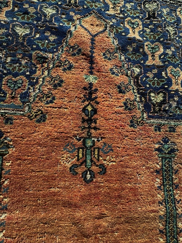 Gorgeous Antique Handmade Wool on Cotton Gördes Rug (116 cm x 176 cm) gallery