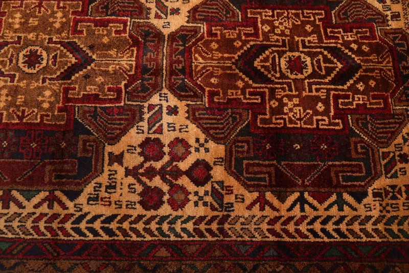 Vintage Hand-Knotted Carpet 3'7" x 6'6" Traditional Oriental Wool Area Rug gallery