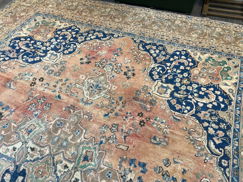 Oversize Rug, Large Persian Rug, Antique Rug, Handmade Rug, Wool 9.5 x 12.2 ft gallery