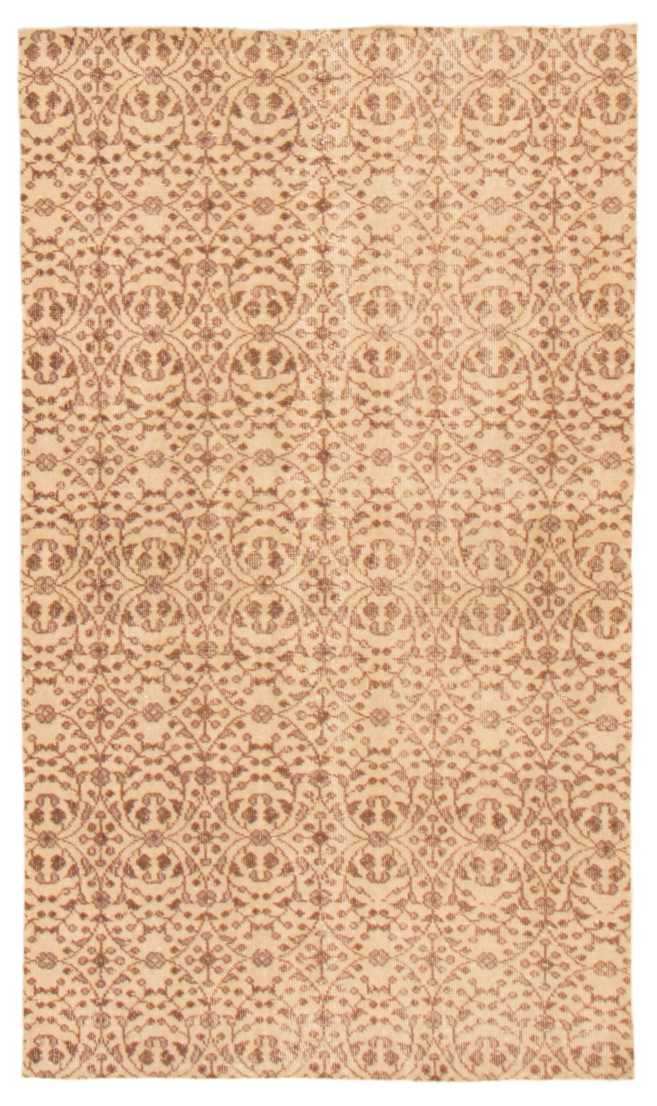 Vintage 3'10" x 6'9" Traditional Hand Knotted Vegetable Dye Wool Area Rug gallery