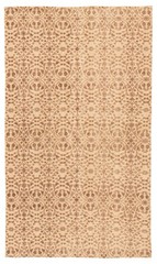 Vintage 3’10” x 6’9″ Traditional Hand Knotted Vegetable Dye Wool Area Rug