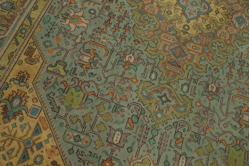 Vintage Wool Traditional Living Room Area Rug 7x10 ft Hand-knotted Blue Carpet gallery