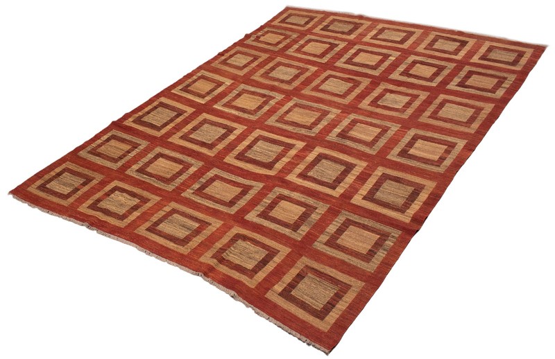 Vintage Hand Woven Area Rug 9'6" x 13'10" Traditional Wool Oriental Carpet gallery