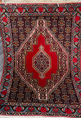Stunning Vintage Oriental Floral Pattern Keshan Natural Vegetable Dye Senneh Rug