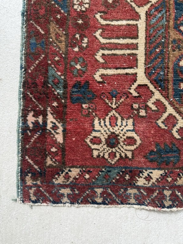 Antique Collectible, Karaja wool, Handknotted Rug , 2 x 3 feet gallery