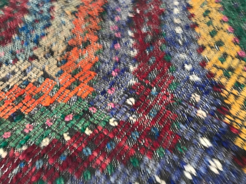 Kitchen rug, Hallway rug, Entry rug, Handmade rug, Vintage rug, Oushak rug gallery