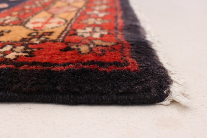 4'1" x 10'4" Vintage Hand-knotted Runner Rug Traditional Oriental Wool Carpet gallery