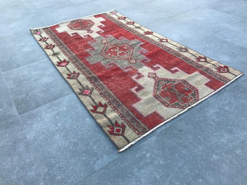 Handmade Rug Turkish Area Rug Vintage Rug Oushak Rug Antique Rug Bohemian Rug gallery