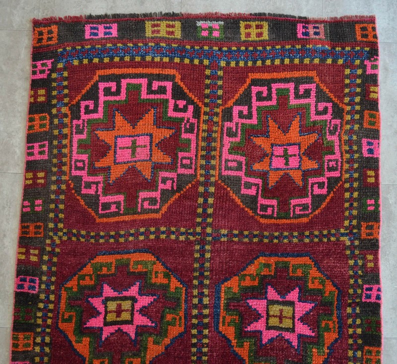 47″ x 142″ Hand Knotted Area Rug Turkish Tribal Large Runner Rug 3′11″ x 11′10″ gallery