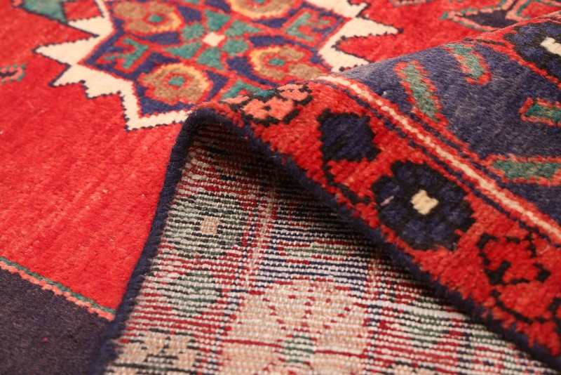 3'4" x 9'7" Vintage Hand-knotted Runner Rug Traditional Oriental Wool Carpet gallery