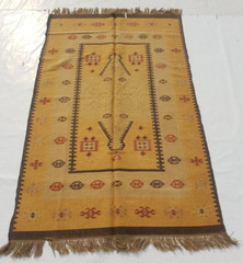 Vintage Traditional Handcrafted Moroccan Kilim Rug for Home Décor 237×149 cm