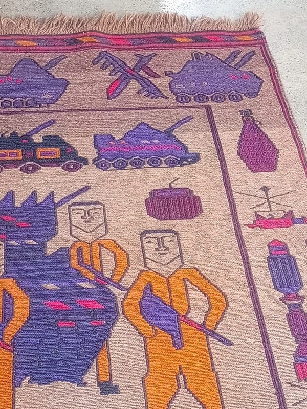 Handmade Afghan amazing War rugs Great Quality Beauiful design Size 175x147cm gallery