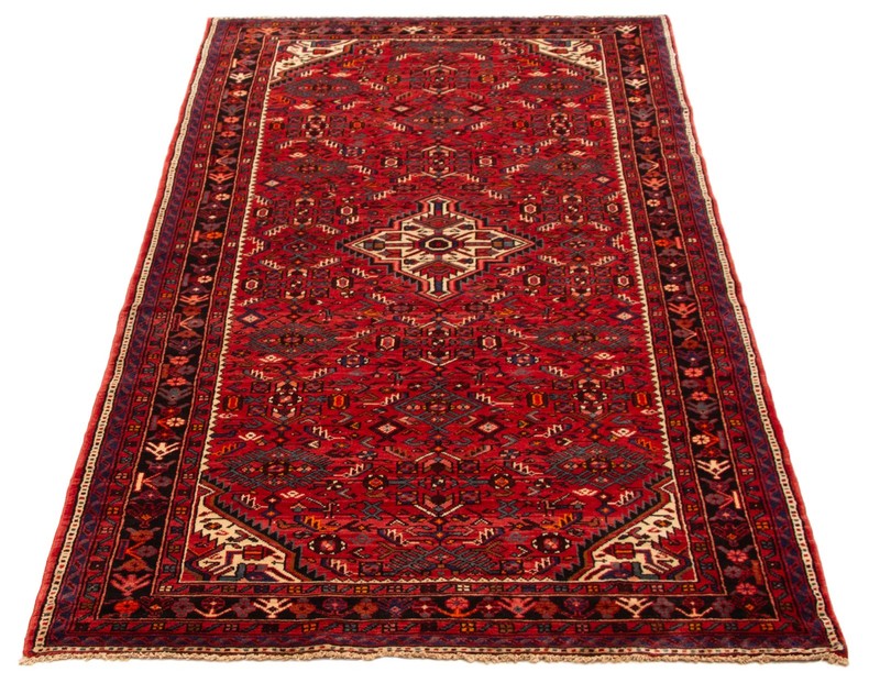 Vintage Hand-Knotted Carpet 5'3" x 9'10" Traditional Oriental Wool Area Rug gallery