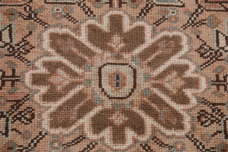Vintage Muted Traditional Geometric 8x11 Area Rug Wool Handmade Oriental Carpet gallery