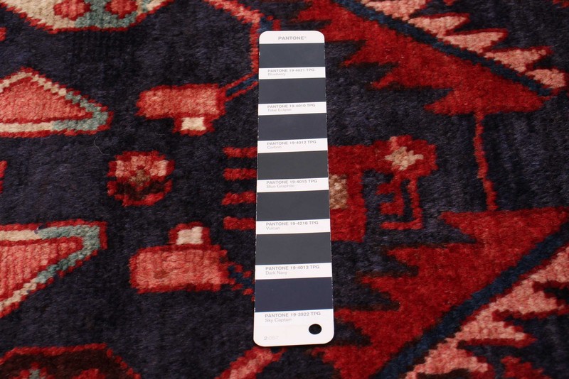 3'8" x 10'0" Vintage Hand-knotted Runner Rug Traditional Oriental Wool Carpet gallery