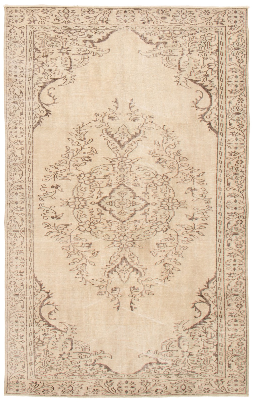 Vintage Traditional Hand-Knotted Area Rug 5'8" x 9'4" Oriental Wool Carpet gallery