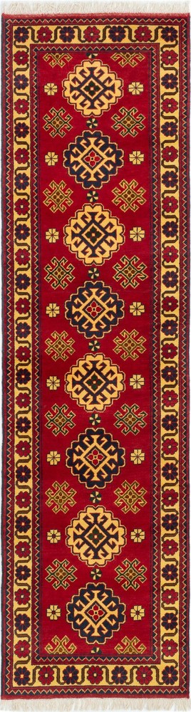 2'7" x 9'11" Vintage Hand-knotted Runner Rug Traditional Oriental Wool Carpet