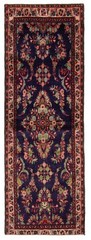 Vintage Hand-knotted Runner Rug 3’7″ x 9’9″ Traditional Oriental Wool Carpet