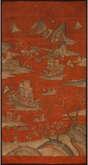 2X3 Antique Chinese Textile Arts Wool Area Rug 1830