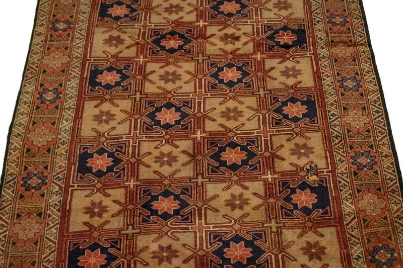 5X10 ft Rare Vintage Handmade Oriental Runner Rug Unique Pattern Kitchen Hallway gallery