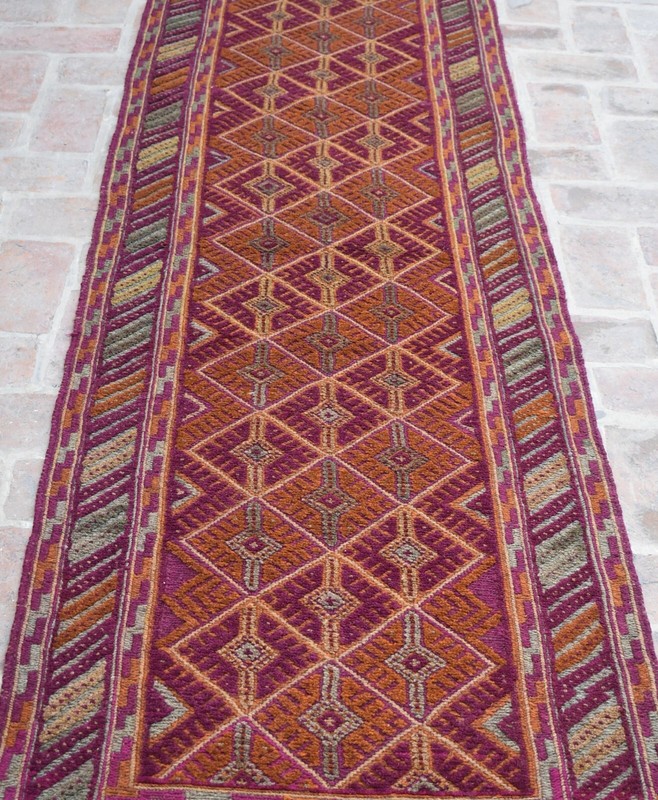 2x12 Ft Handmade Vintage Afghan Moshvani Hallway Runner Persian Wool Tribal Rug gallery