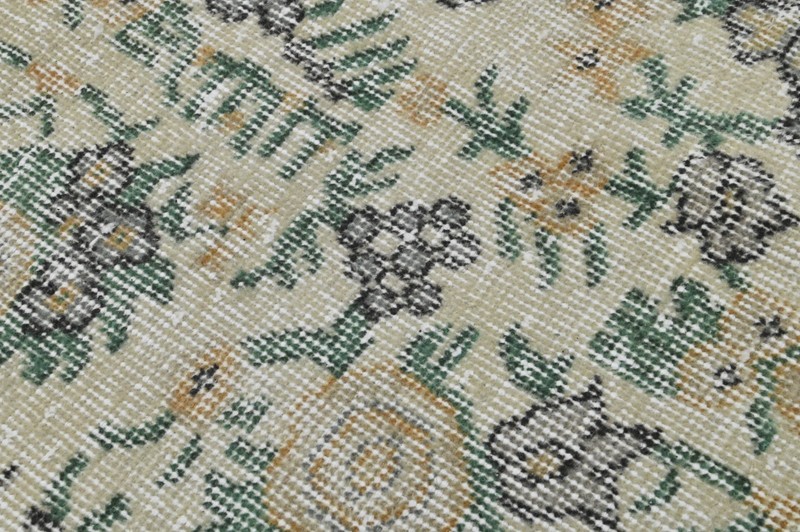 Oushak Turkish Vintage Rug 7x10 Kilim Rug Anatolian Handmade Boho Decor BEIGE gallery