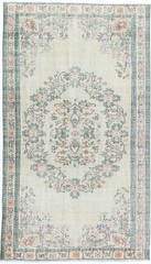 Vintage Traditional Hand-Knotted Area Rug 5’3″ x 9’0″ Oriental Wool Carpet