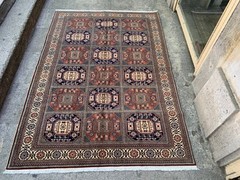 4’11” X 7’2” Vintage Natural Color Village Rug Handmade Rug.SKU:K1720