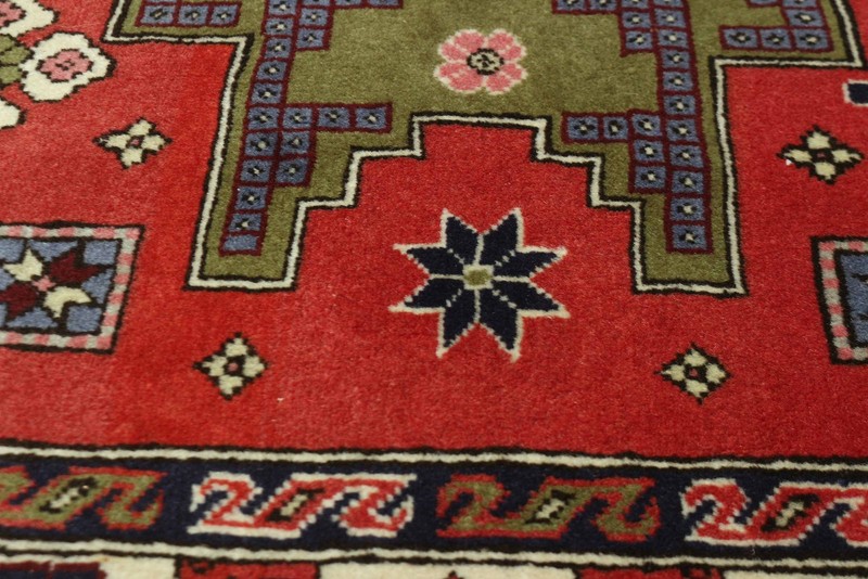 Vintage Hand-Knotted Carpet 3'6" x 5'2" Traditional Oriental Wool Area Rug gallery