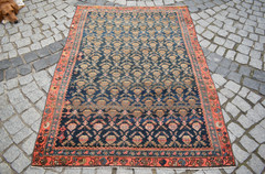 Fabulous Antique Caucasian Rug 46” x 64” Collector’s Item Natural Dye Rug
