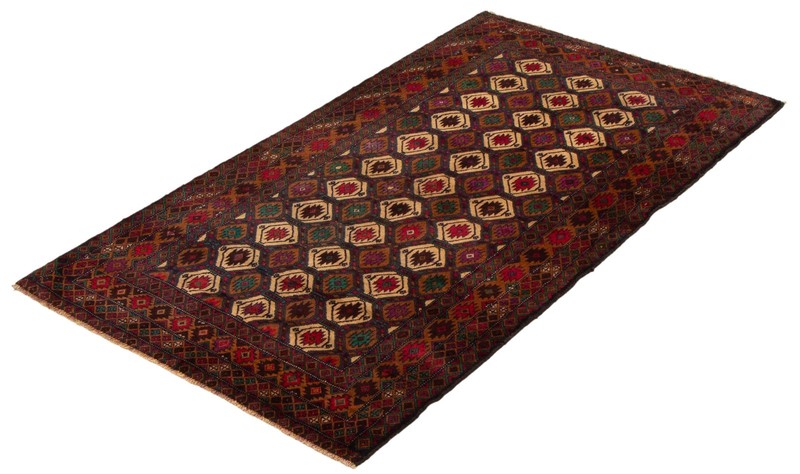 Vintage 3'7" x 6'4" Traditional Hand Knotted Vegetable Dye Wool Area Rug gallery