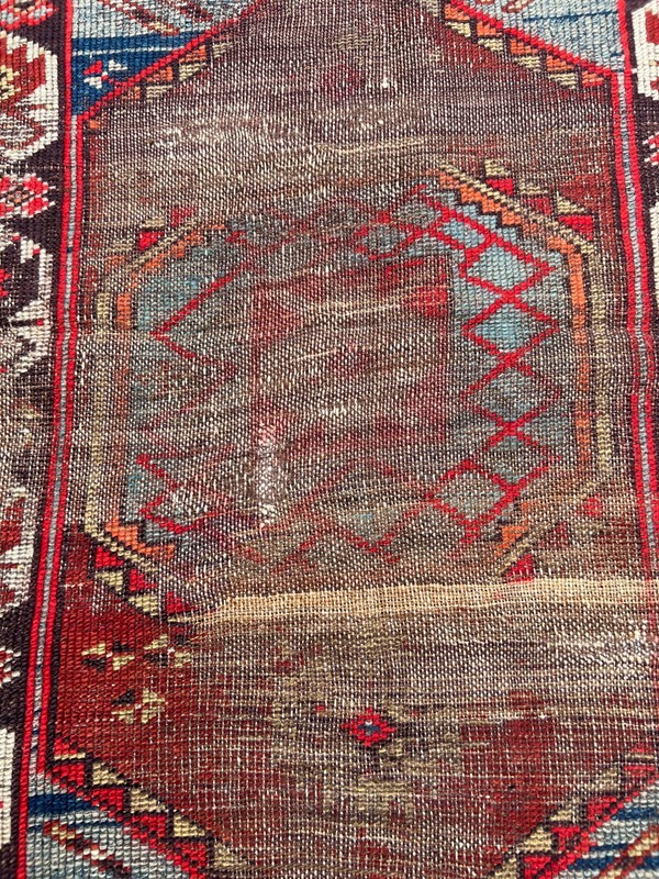 COLLECTORS' ITEM Stunning Antique kazak Caucasian 4TH QUARTER 19TH Century Rug gallery