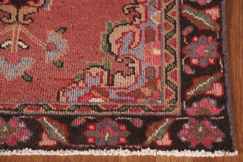 Geometric 13 ft Runner Rug 3x13 Wool Handmade Traditional Hallway Carpet gallery