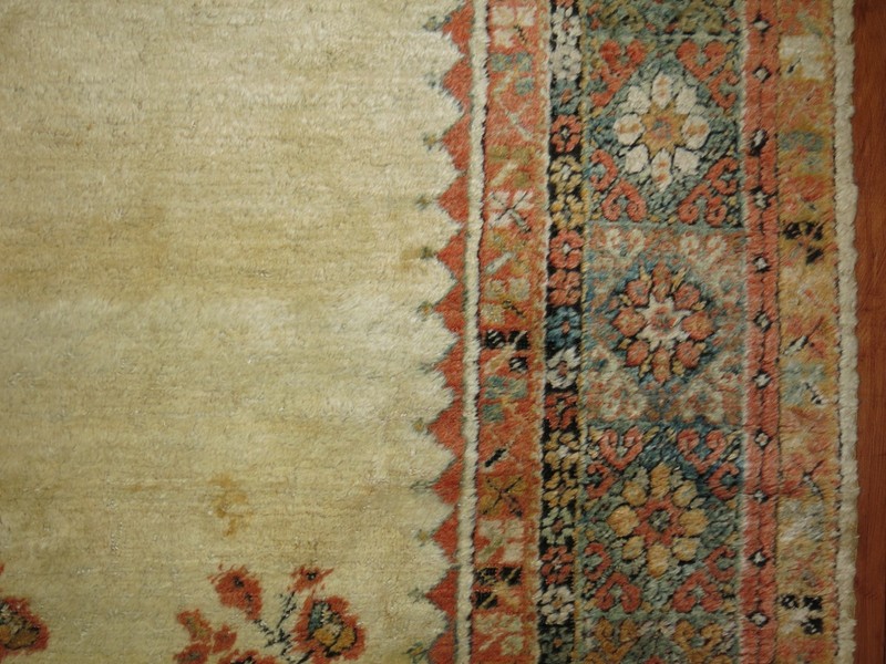 Antique Authentic Angora Turkish Oushak Ushak Rug Size 4'3''x7'2'' gallery