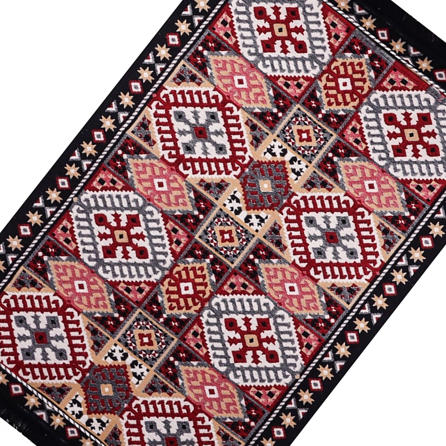 BiggHome Rug - 80*150 cm, Machine Washable, Durable, Modern Pattern for Living R gallery
