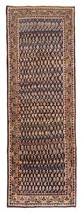 3’0″ x 8’7″ Vintage Hand-knotted Runner Rug Traditional Oriental Wool Carpet