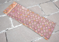 Turkish Kilim Pillow Cover Sofa Rug 12”x36” Decorative Handmade Cushion Cover