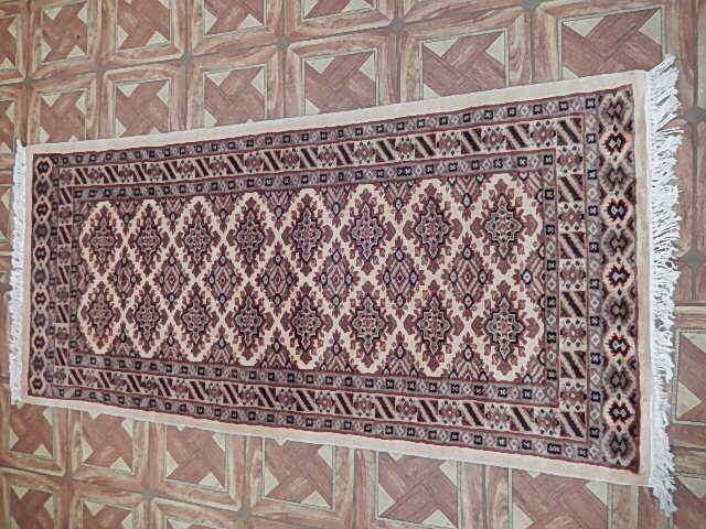 Tan - Flexible New Handmade 2x5 Traditional Inspired Rug B-77863 gallery
