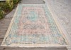 Turkish Rug 6x10 Handwoven Oushak Rug 210x326cm Natural Wool Carpet Muted Rug gallery